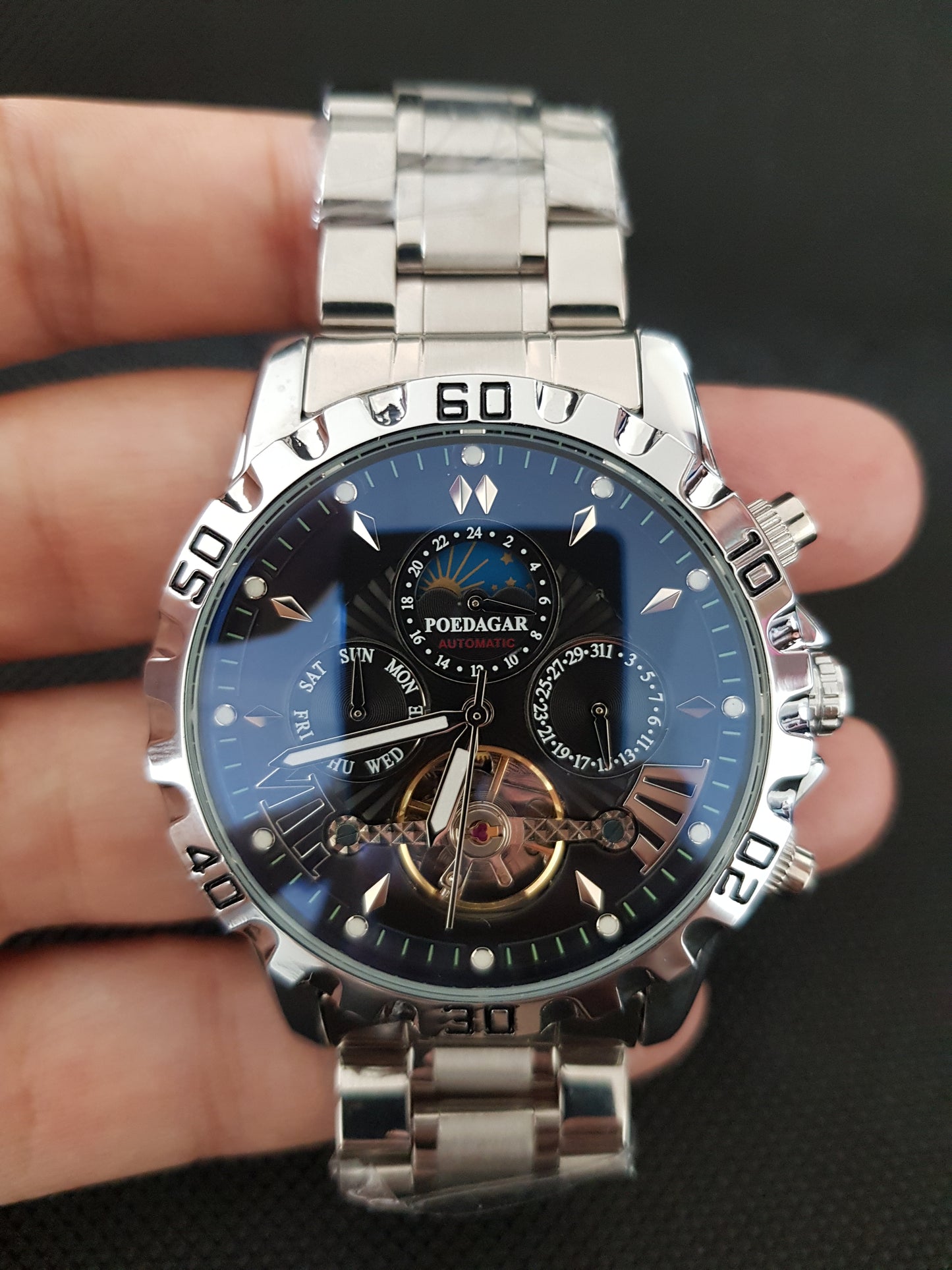Montre Big bang automatic argenté