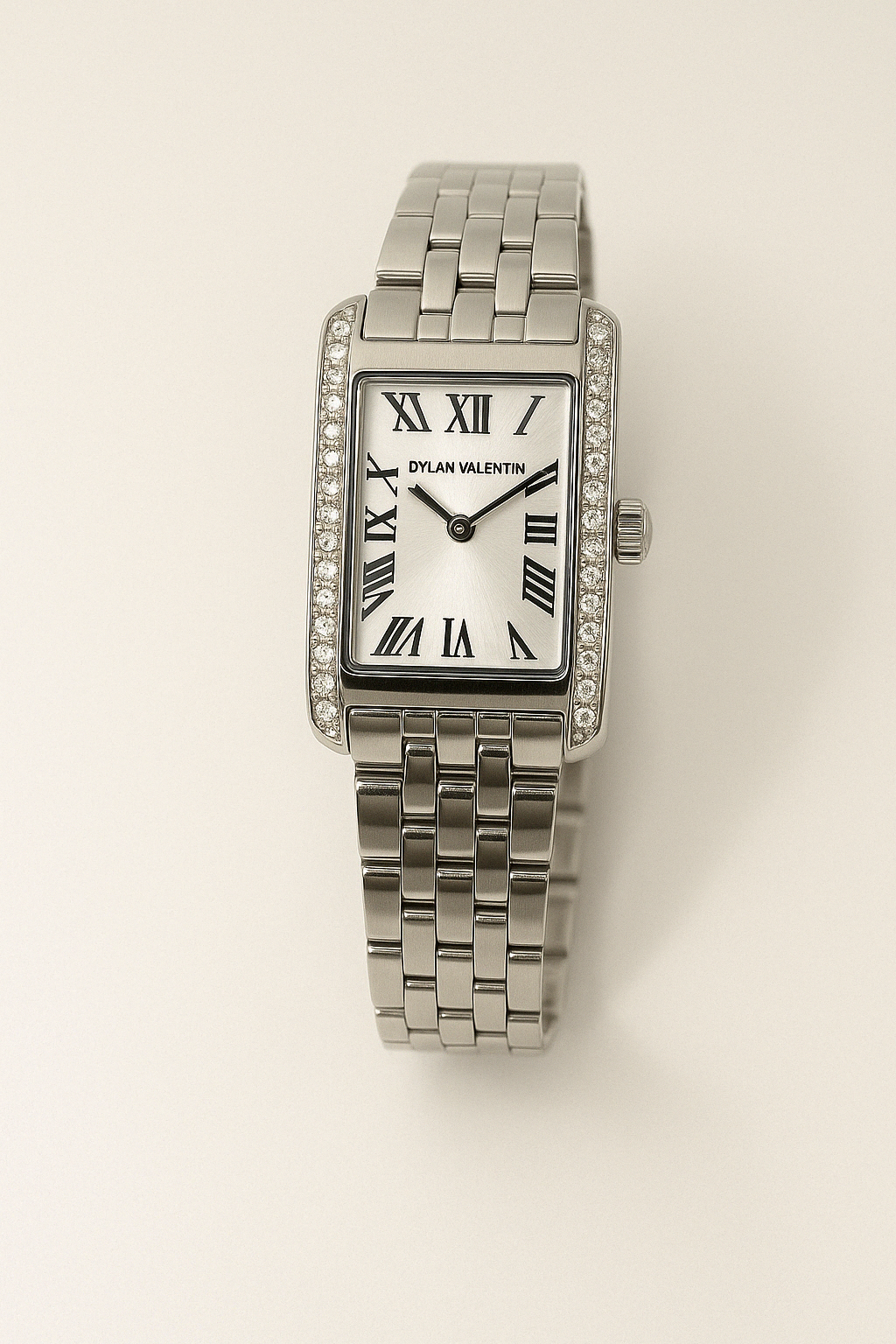 Montre Stella argenté fond blanc