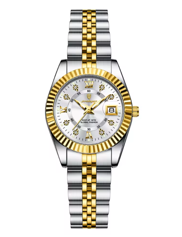 Montre Chicago fire argenté doré fond blanc